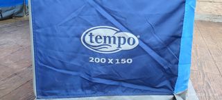 Cocina de camping como nueva