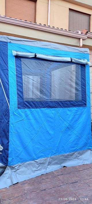 Cocina de camping como nueva