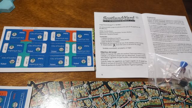 Juego scotland yard, perfecto para viajar