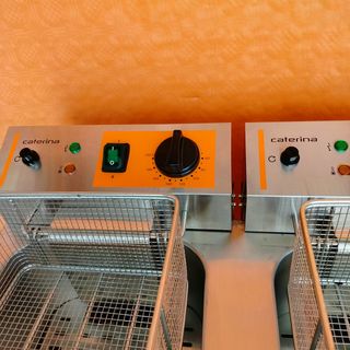🔲 Freidora Eléctrica 8+8 Lts con Grifo Caterina