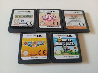 Juegos Nintendo DS cartuchos.