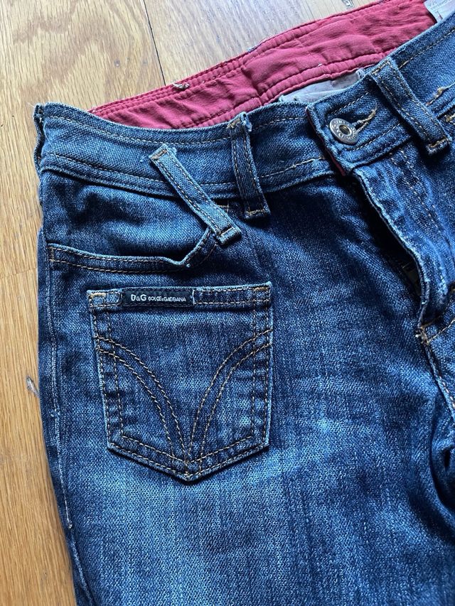 Vaqueros Dolce&Gabbana autenticos. tiro bajo T-24