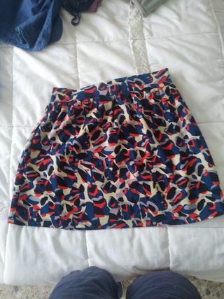 Falda estampada