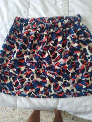 Falda estampada