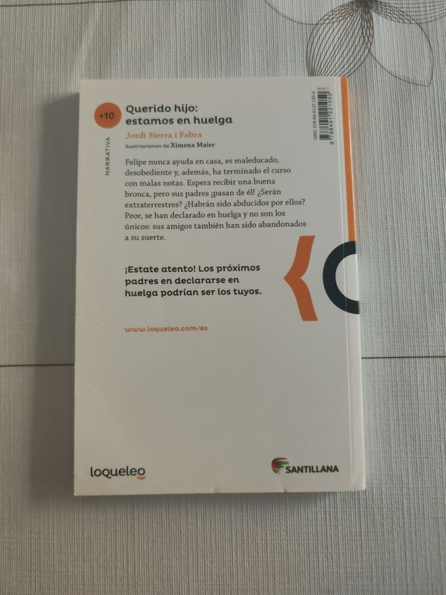 Querido hijo: estamos en huelga.