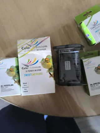 Cartuchos HP 950XL 951XL y Canon CC-CL546XL