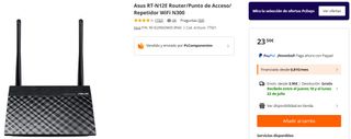 Asus RT-N12E Router/Punto de Acceso/Repetidor WiFi