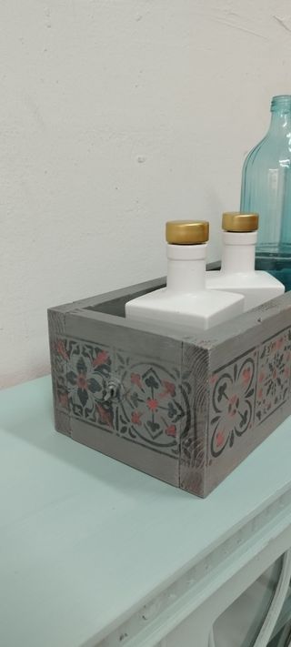 Cajón madera vintage