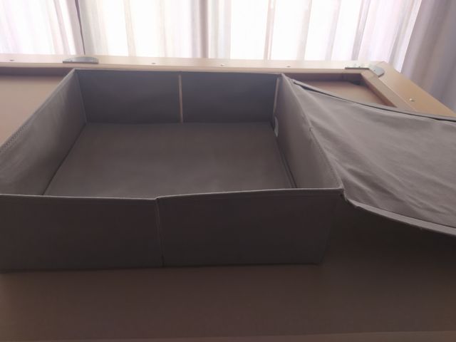 Caja de tela plegable
