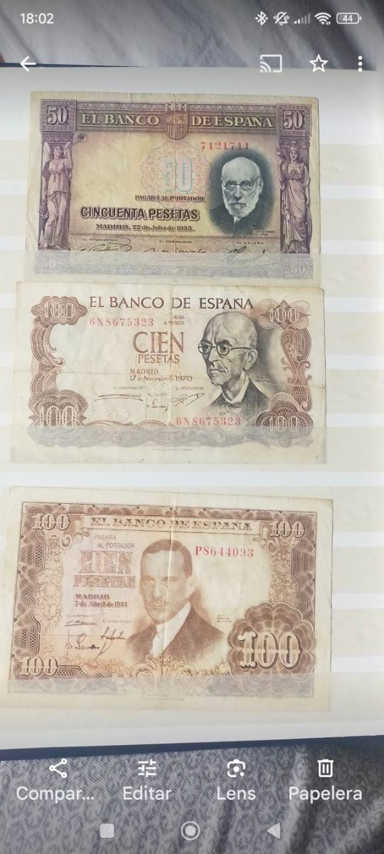 Vendo Monedas antiguas y Billetes 