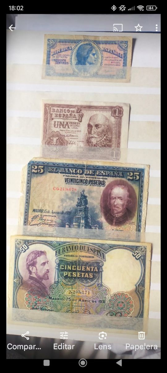 Vendo Monedas antiguas y Billetes 