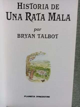 Bryan Talbot - "Historia de una rata mala" (cómic)