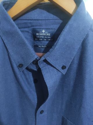 Camisa de hombre lino algodón 