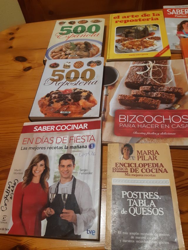 Lote de libros cocina antiguos