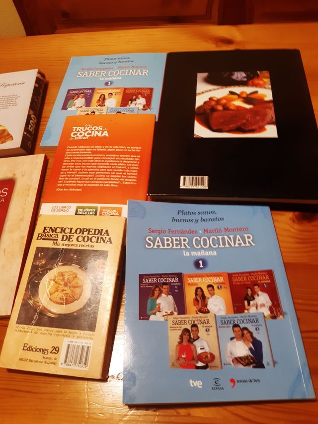 Lote de libros cocina antiguos