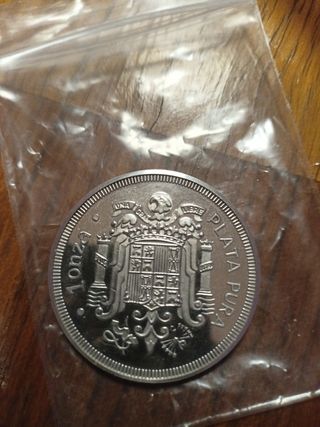 1 onza de plata pura 