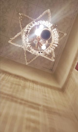 Lámpara de lágrimas de cristal