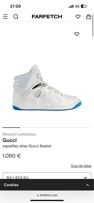 Bambas Gucci Bascket