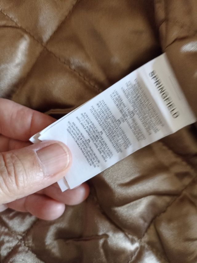 Abrigo de paño, color marrón clarito, como nuevo