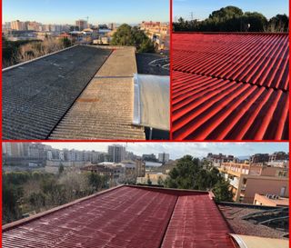 Impermeabilización,membrana poliuretano ,canalon
