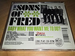 THE SONS OF FRED CD Baby what..Uk, 2016 / 60s Rock