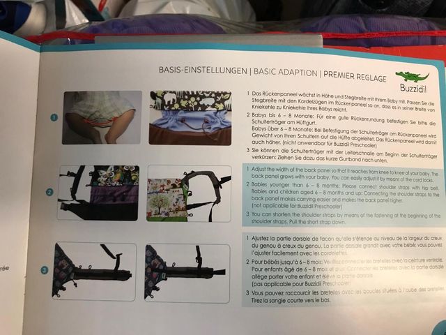 Mochila de porteo Buzzidil