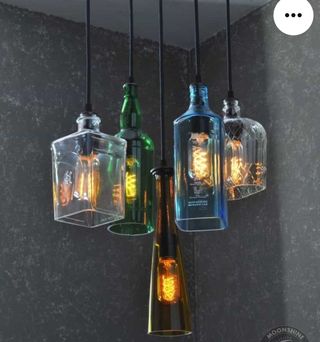 Botellas para crear lampara