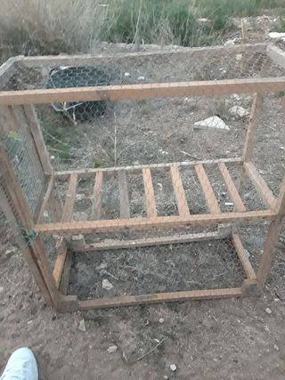 Jaula de  codornices