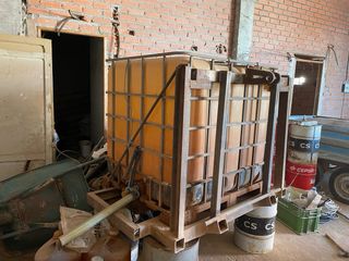 Bidon gasoil + soporte suspendido 1000 Litros