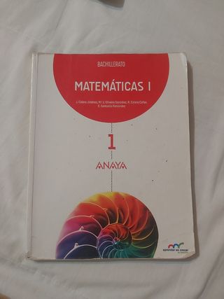 Matemáticas I Anaya