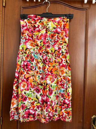Vestido estampado flores