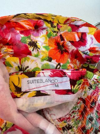 Vestido estampado flores