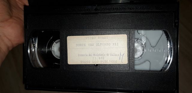 Cinta VHS Donde vas Alfonso
