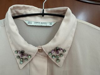 Camisa Zara joyas