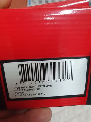 guantes calefactables five hg1
