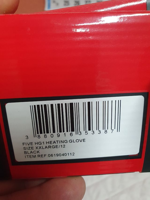 guantes calefactables five hg1