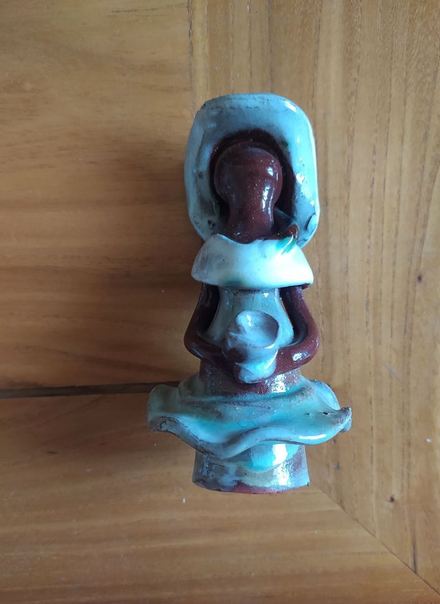 Statuetta in terracotta dipinta anni ‘80/90