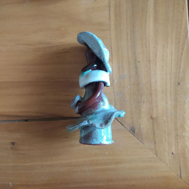 Statuetta in terracotta dipinta anni ‘80/90