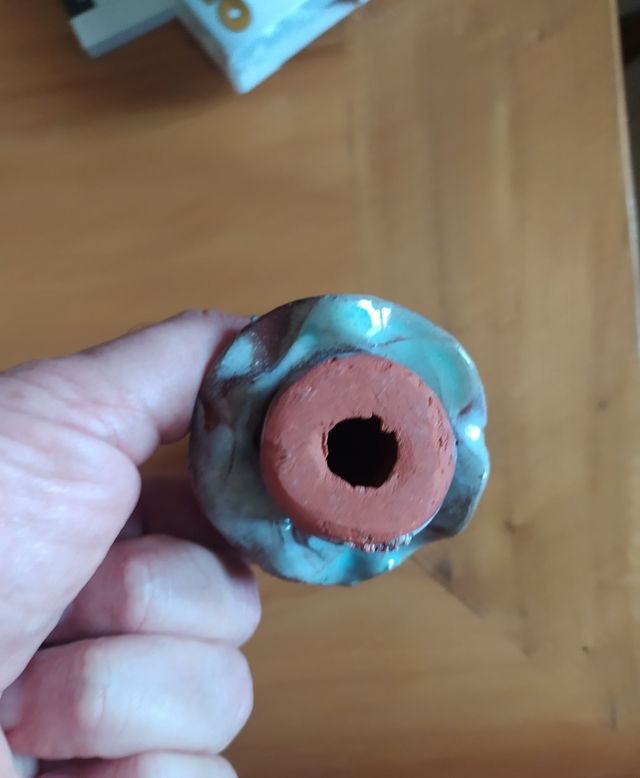 Statuetta in terracotta dipinta anni ‘80/90