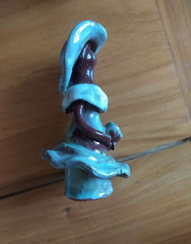 Statuetta in terracotta dipinta anni ‘80/90