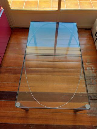 Mesa cafetera de cristal 