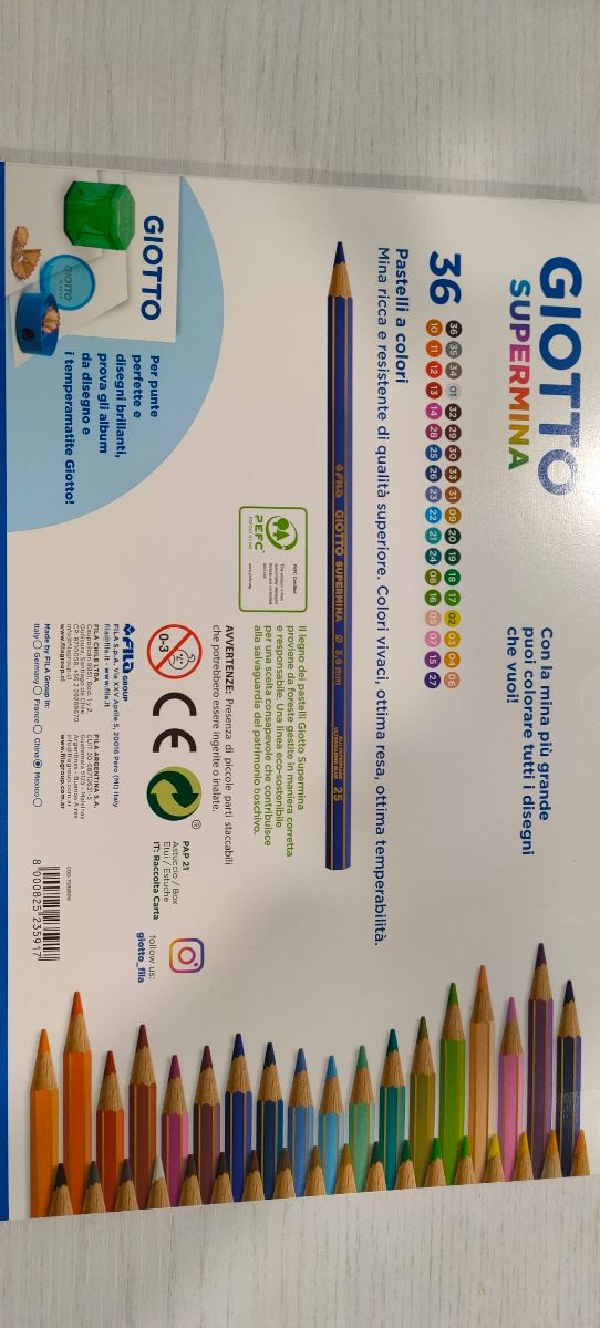 Giotto Supermina 36 pezzi