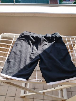 Pantalone uomo nero corto tgL