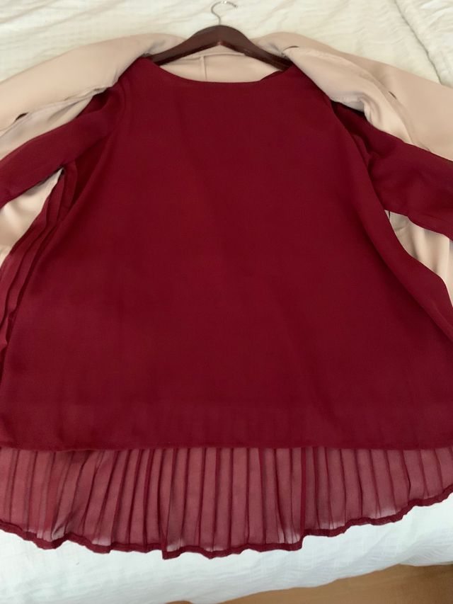 American set plus camicia plissettata