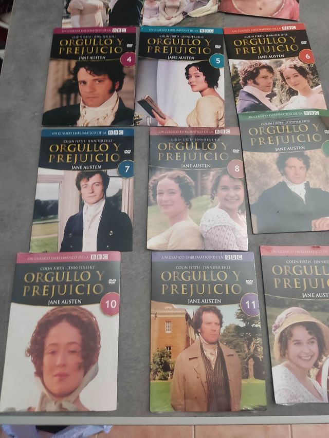 Orgullo y perjuicio dvds