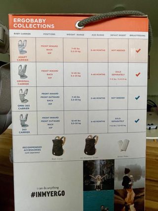 Mochila portabebés Ergobaby Adapt
