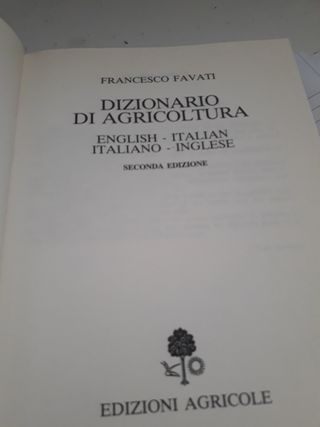 Dizionario di agricoltura