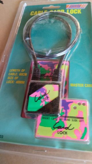 Lucchetto per bici con card