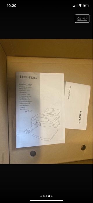 freidora taurus