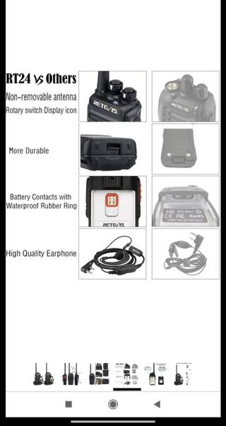 Walkie RT24 Retevis